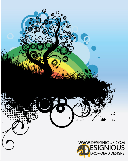 detailed illustrations vector free download