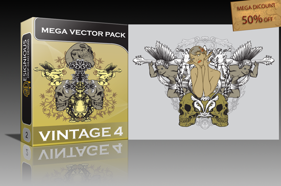 Vintage Mega Vector Pack 4 released