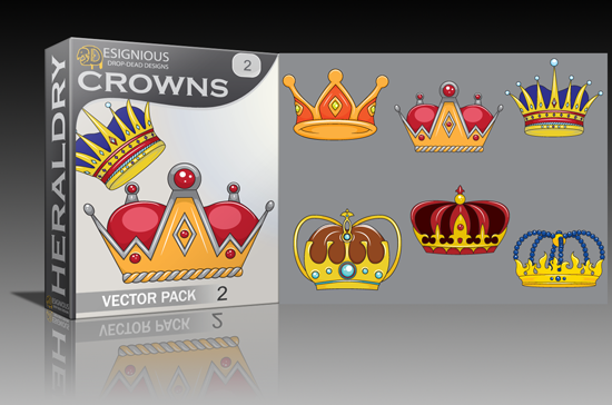 Designious v2, crowns vector pack and twitter