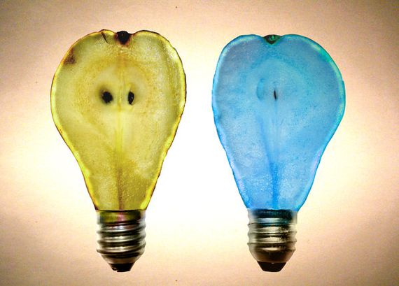 lightbulb pears