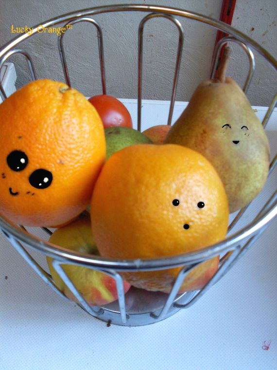 fruits with eyes