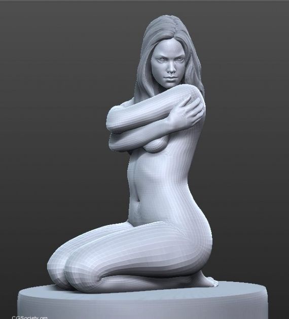 female body sculpture nude