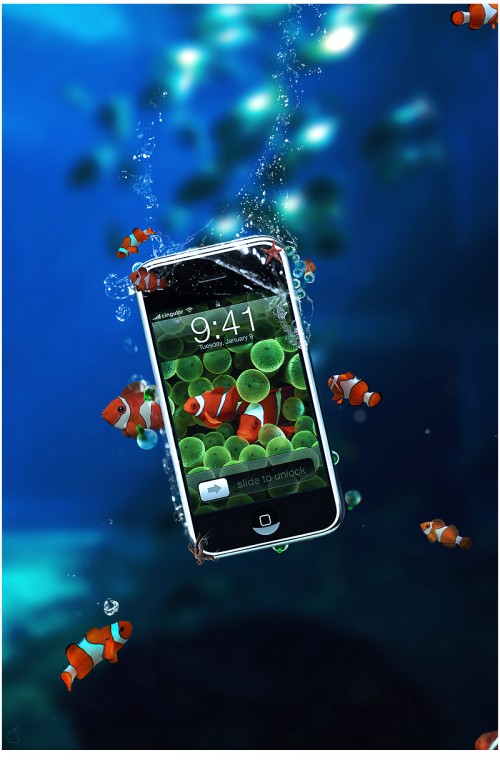 iphone-in-water