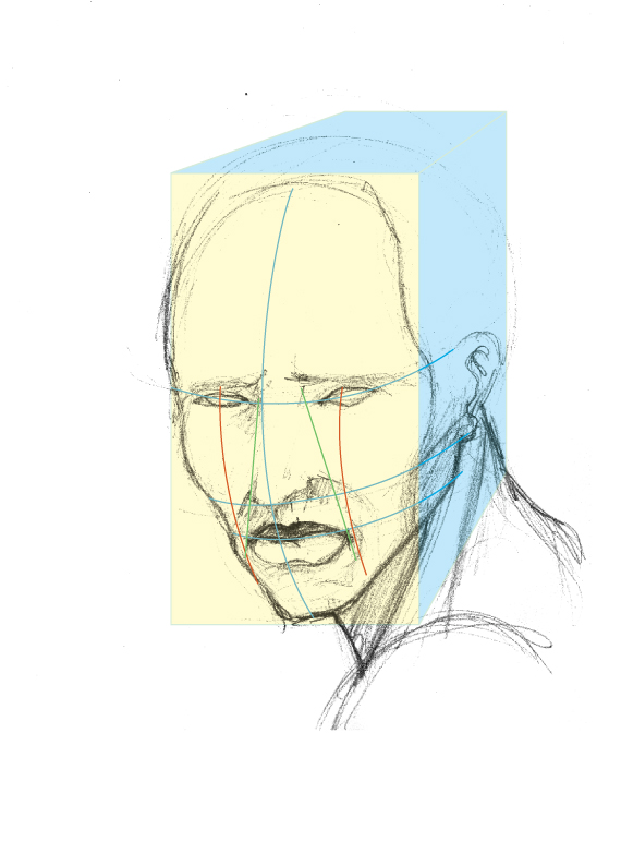 Drawing vector portraits Part 1: The facial structure