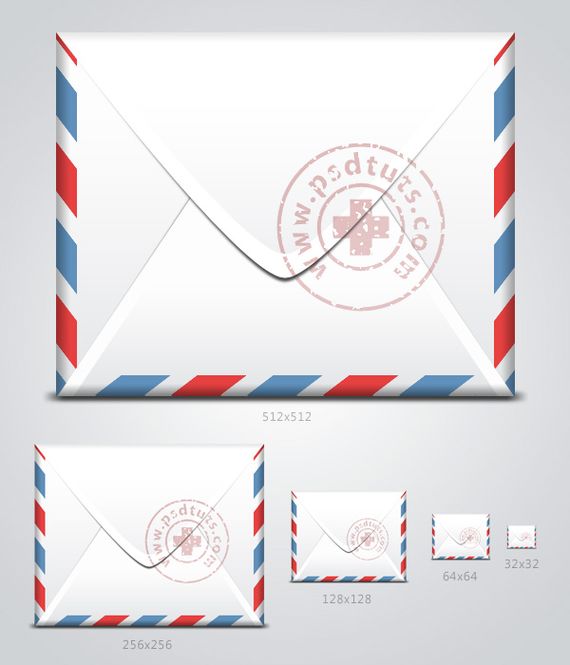 white-envelope-with-red-and-blue-stripes