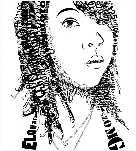 Typographic Portrait50