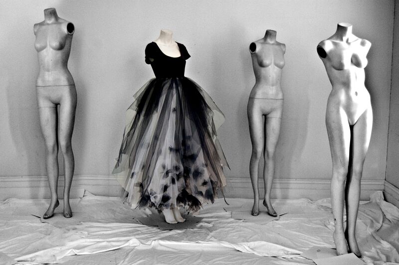 Dresses on manequin