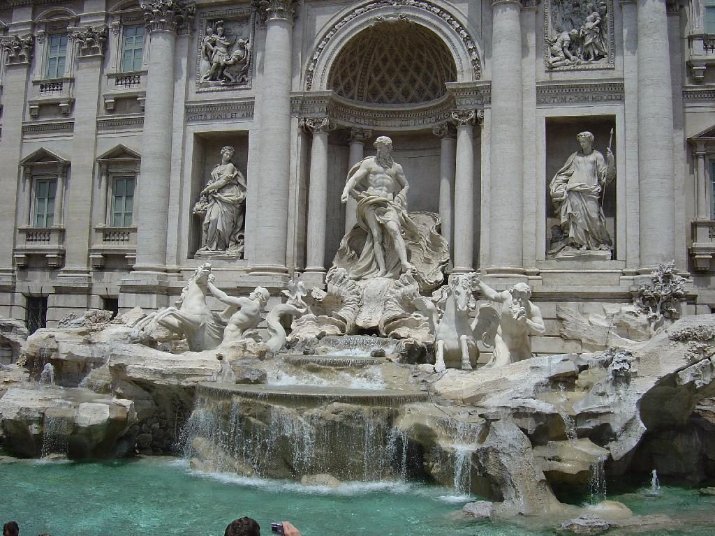 Rome Trevi Fountain - Modern Baroque Art 