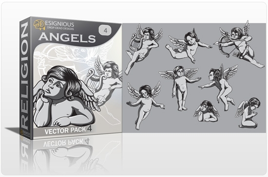 Angels Vector Pack 4