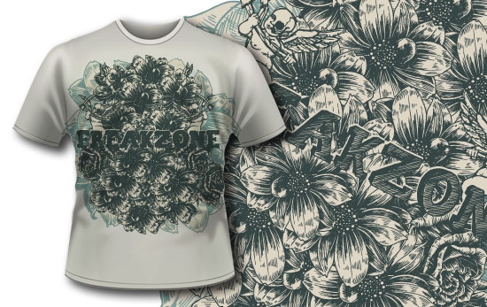 designious-t-shirt-295-detailed-flowers