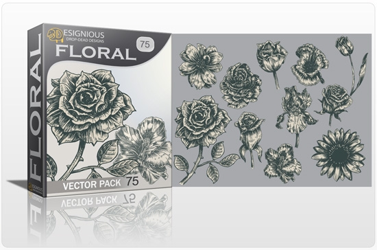 Floral Vector Pack 75