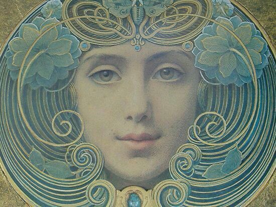 art nouveau style        
