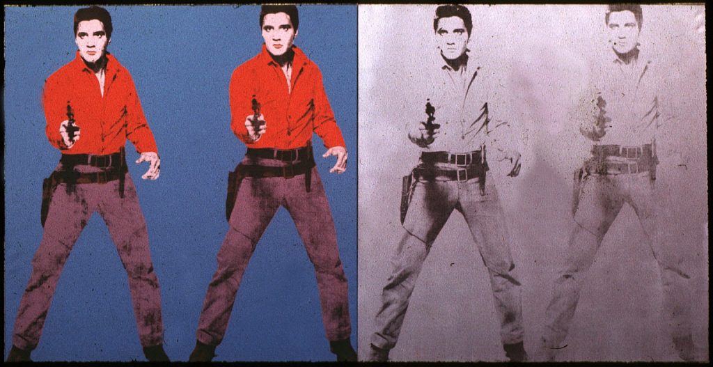 high art low art andy warhol elvis presley