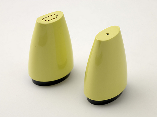 futurist salt and pepper shakers