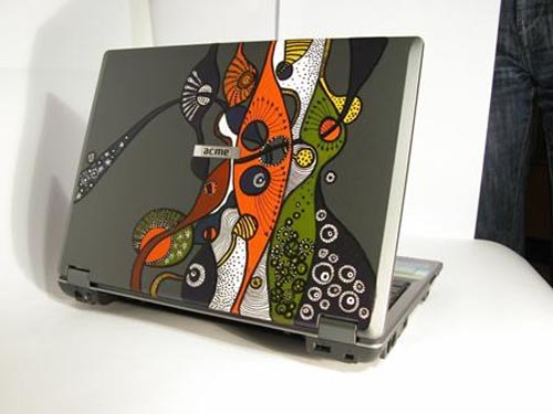 abstract design for laptop skin