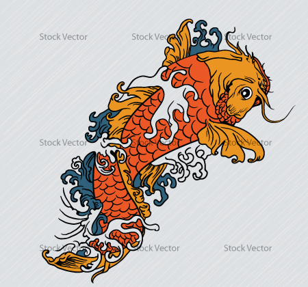 vector koi-fish