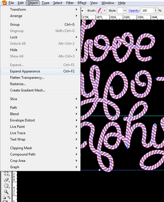 Create Candy Cane Typography with Photoshop Step 25