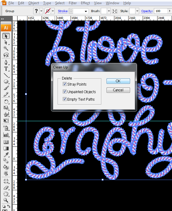 Create Candy Cane Typography with Photoshop Step 25-2