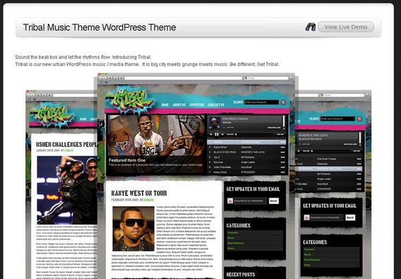 Showcase of Beautiful Free and Premium WordPress Themes