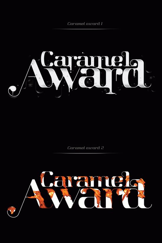 caramel-typography