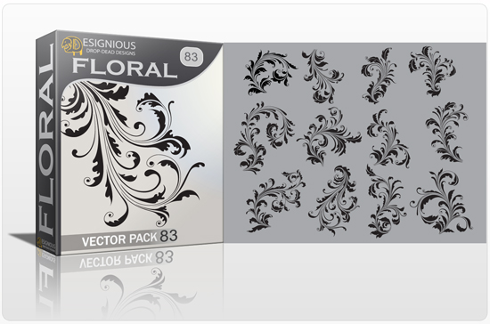 Beautiful New Floral Vector Packs and T-shirt Designs