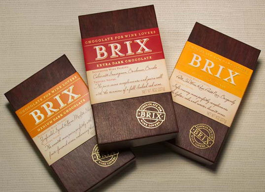 Brix Chocolate Package Design