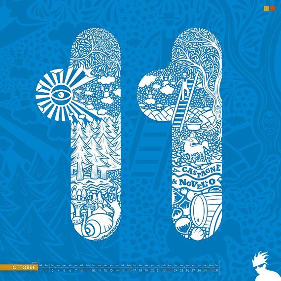 Calendar design for the year 2011 26