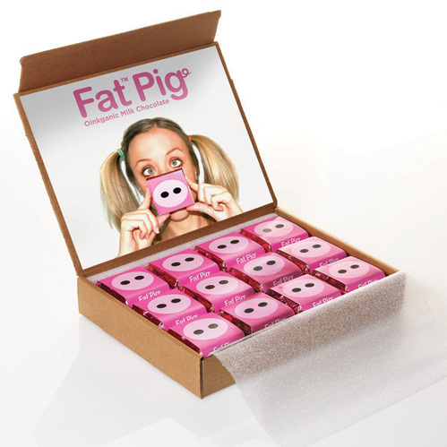 Fat Pig Chocolate Package Design 1