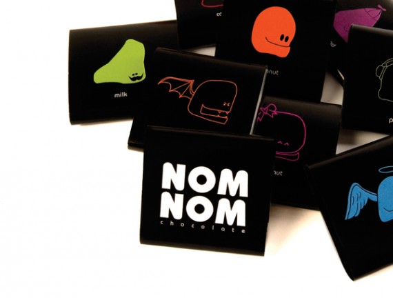 Nom Nom Chocolate Package Design 2