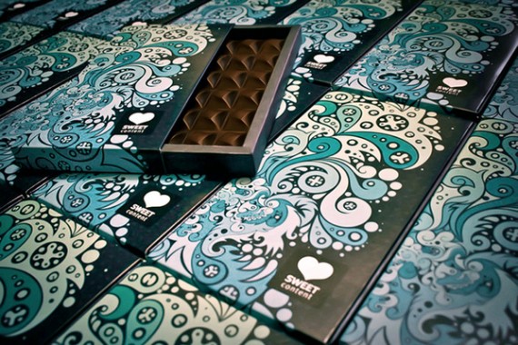 Sweet Content Chocolate Package Design