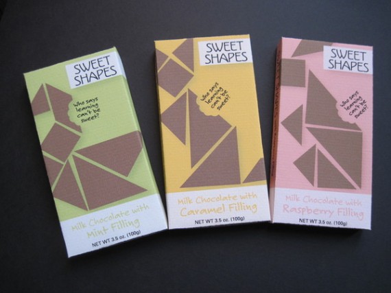 Sweet Shapes Chocolate Package Design