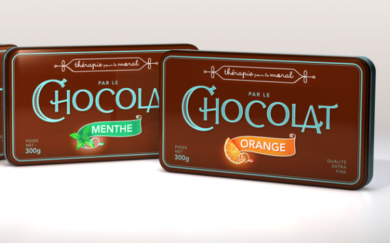 Therapie Pour Le Moral Chocolate Package Design