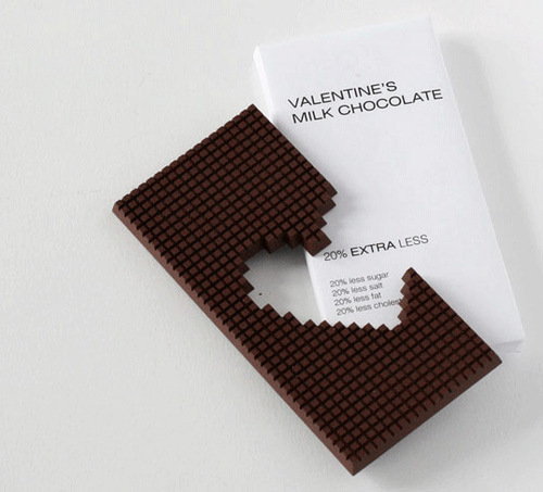 Valentine's Milk Chocolate Package Design
