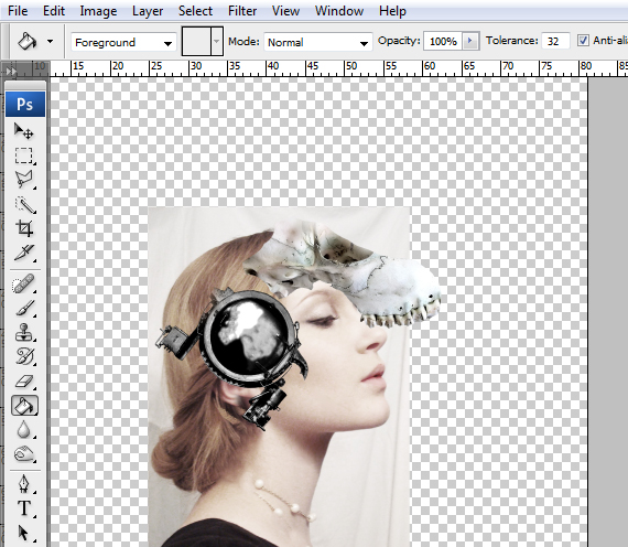 How to Create a Conceptual Headdress in Photoshop Step 10
