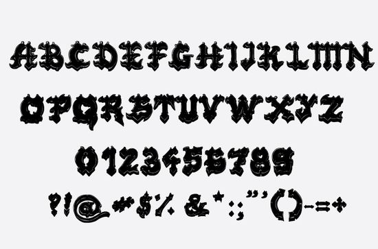 13 Medieval Font Preview