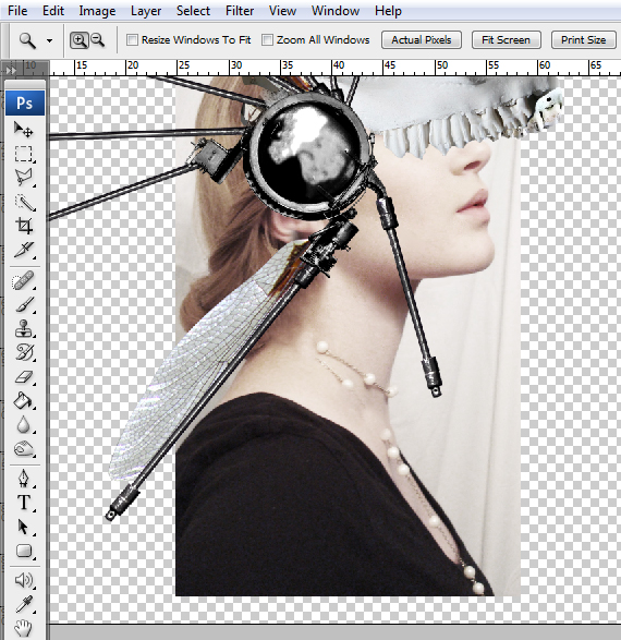 How to Create a Conceptual Headdress in Photoshop Step 15