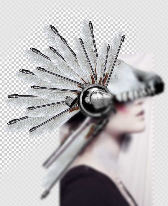 How to Create a Conceptual Headdress in Photoshop Step 17