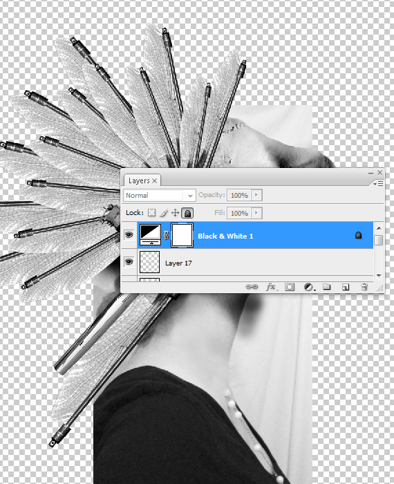How to Create a Conceptual Headdress in Photoshop Step 18