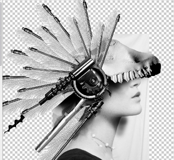 How to Create a Conceptual Headdress in Photoshop Step 23-2