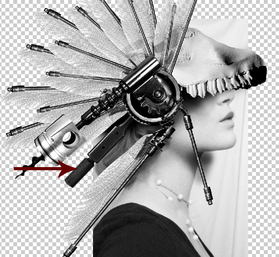 How to Create a Conceptual Headdress in Photoshop Step 25