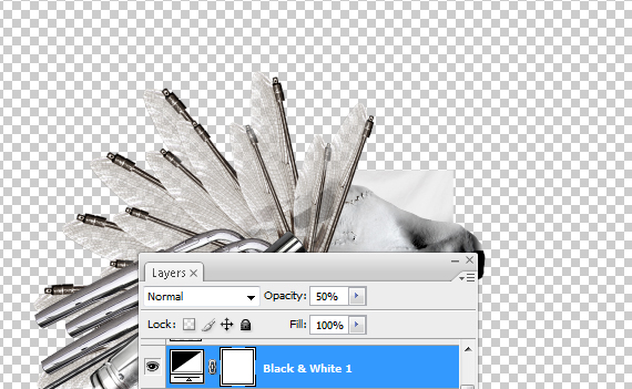 How to Create a Conceptual Headdress in Photoshop Step 28