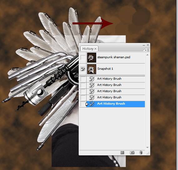 How to Create a Conceptual Headdress in Photoshop Step 30