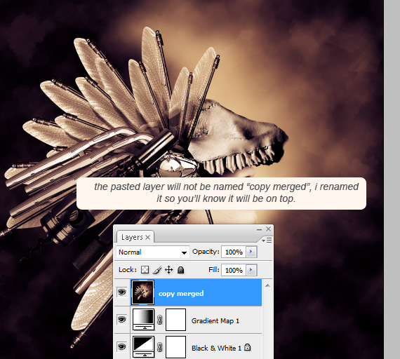 How to Create a Conceptual Headdress in Photoshop Step 37
