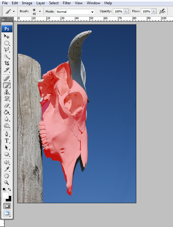 How to Create a Conceptual Headdress in Photoshop Step 5