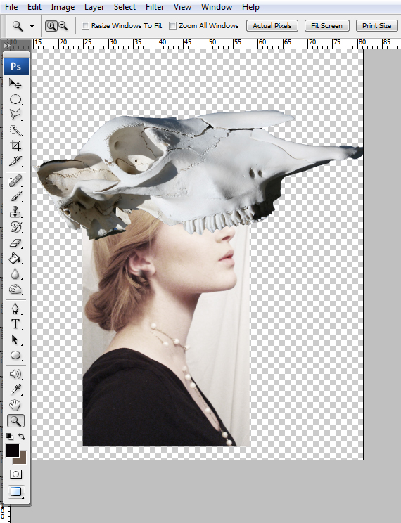 How to Create a Conceptual Headdress in Photoshop Step 7