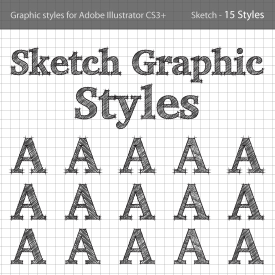 8 Addons for Illustrator-sketch-graphic-style