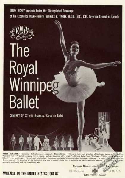 Royal Winnipeg Ballet Poster