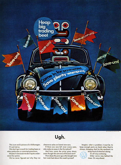 Volkswagen Ugh Print Ad 1960