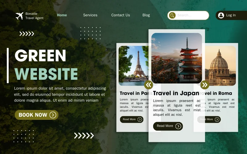 10 Green Website Designs for Your Inspiration