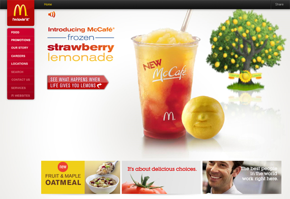 Color Psychology in Web Design - Mcdonalds